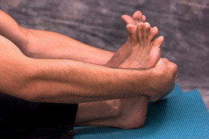 Patient Stretching Their Feet